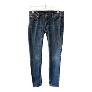 Miss Bison Straight Leg Blue Jeans Size 28 Women